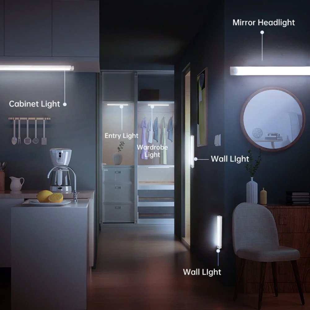 🔥ALE - Älykkäät magneettiset ladattavat LED-valot ilman iskunvaimennusta