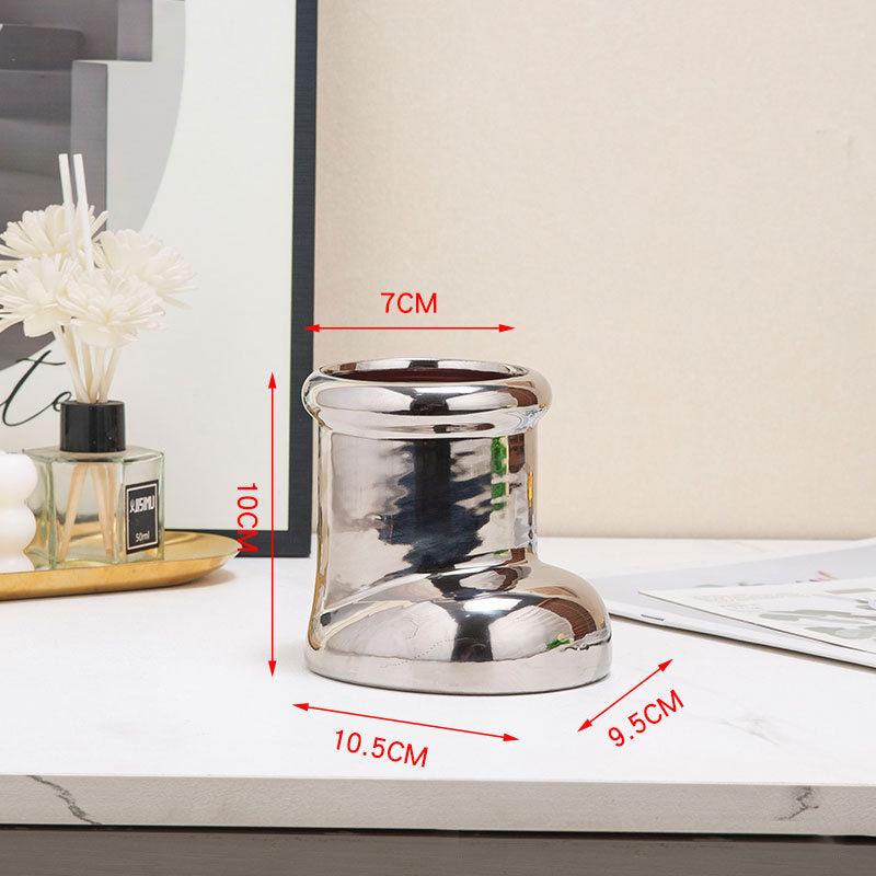 Söpö kenkämuotoinen maljakko💐🌼🌿