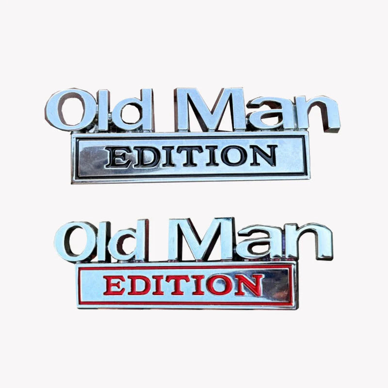 🚗 Old Man Edition - Auto-Emblem