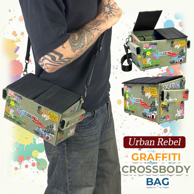 Urban Rebel Graffiti Crossbody -laukku 🎨🔥