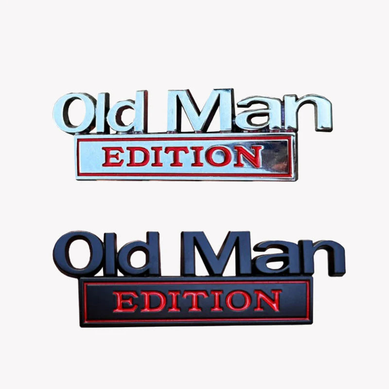 🚗 Old Man Edition - Auto-Emblem
