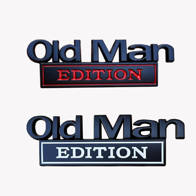 🚗 Old Man Edition - Auto-Emblem