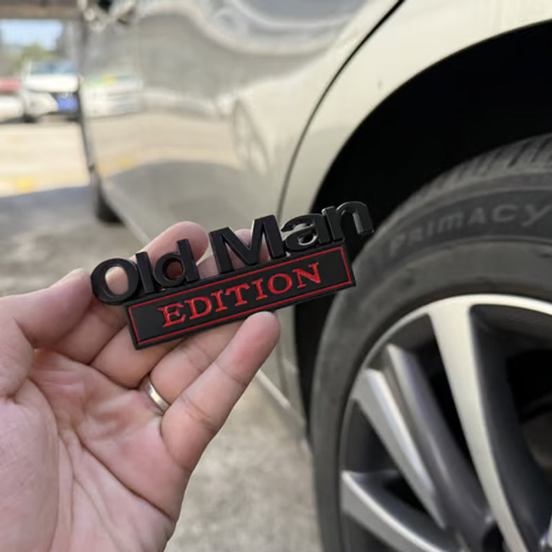 🚗 Old Man Edition - Auto-Emblem