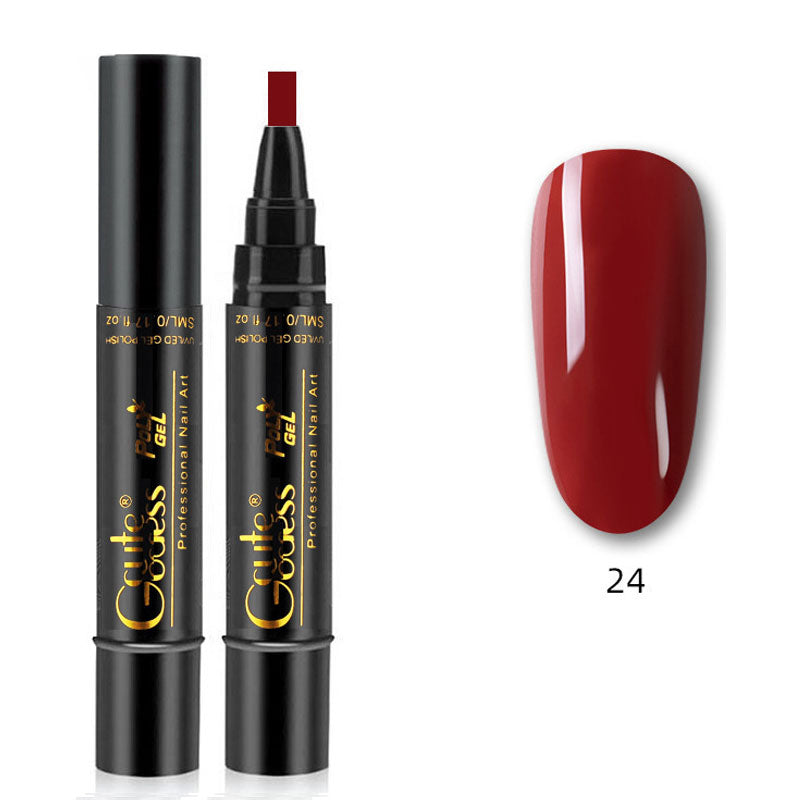 Yhden Vaiheen Liima, Kolme-in-one-kynsilakkageelikynä