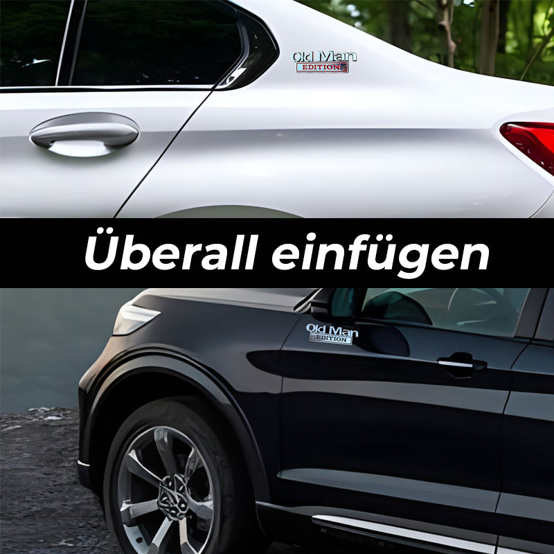 🚗 Old Man Edition - Auto-Emblem
