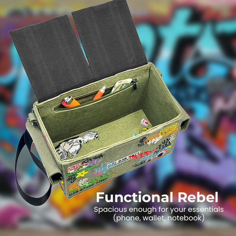 Urban Rebel Graffiti Crossbody -laukku 🎨🔥