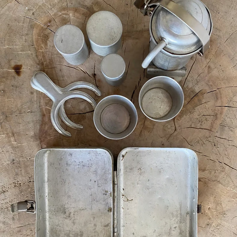 Erittäin harvinainen keräilykohde Camping Coffee Kit