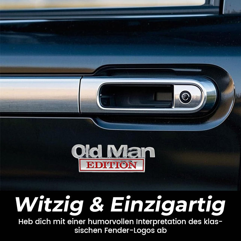 🚗 Old Man Edition - Auto-Emblem