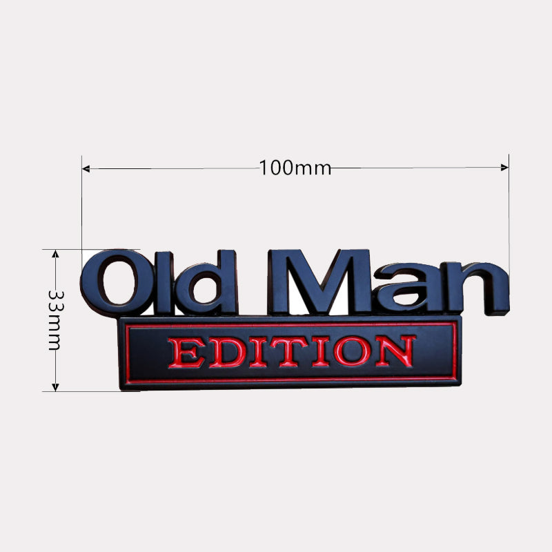 🚗 Old Man Edition - Auto-Emblem