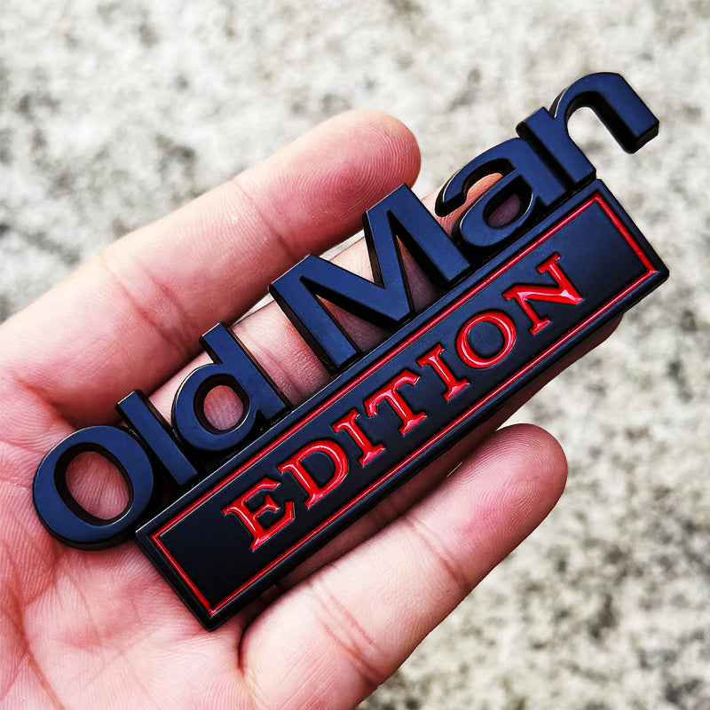 🚗 Old Man Edition - Auto-Emblem
