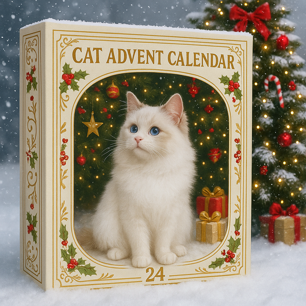 🌲Joululahja – Täydellinen joulu – Adventtikalenteri kissanystäville 2025