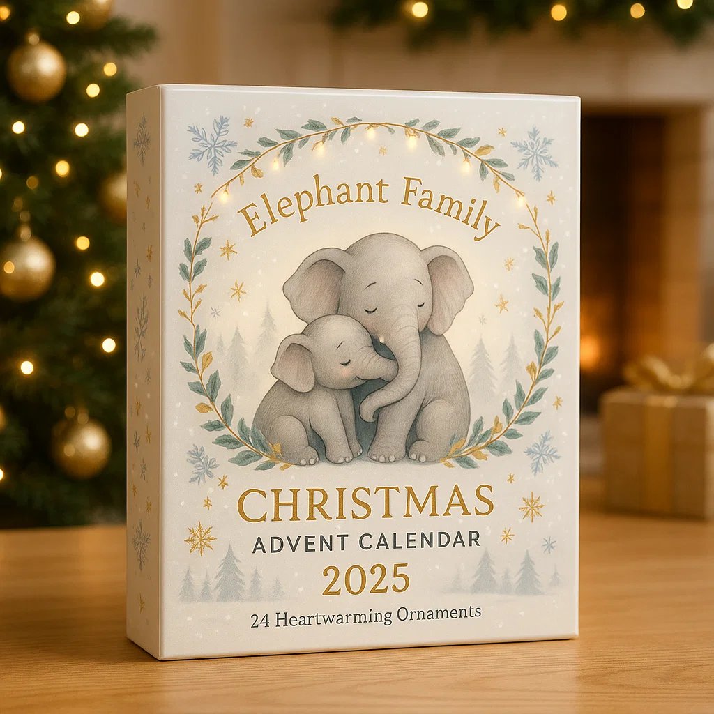 🐘💖Elefanttiperheen joulukalenteri 2025