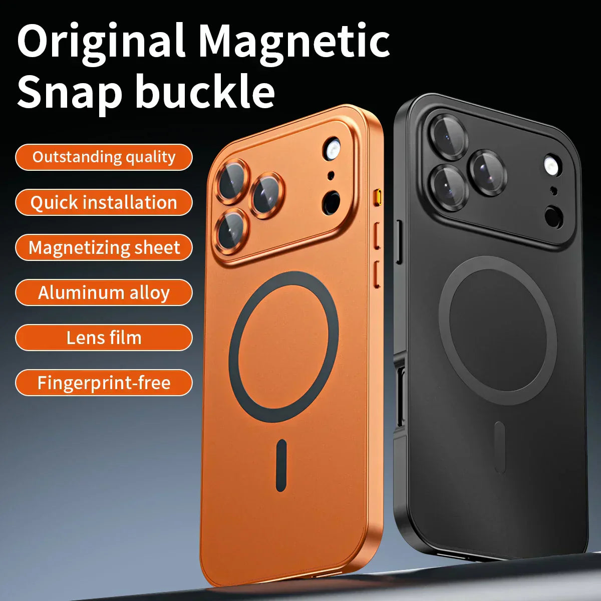 ✨17-13🔥Magneettinen alumiinikehys kotelo iPhone