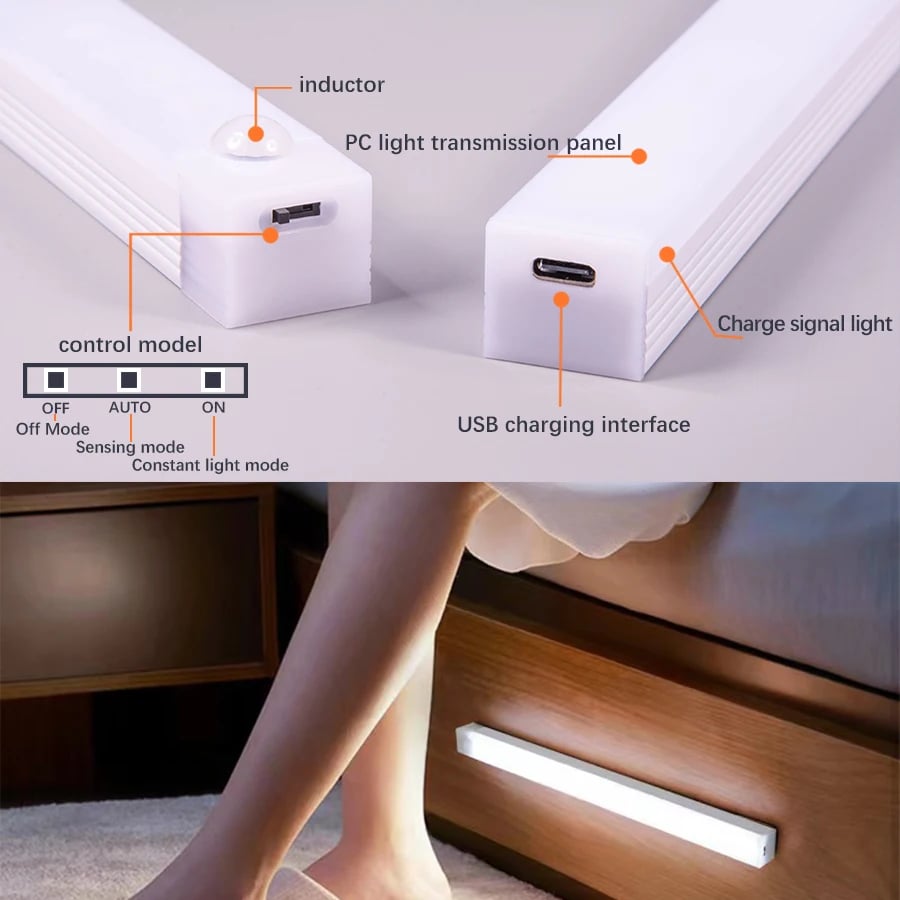 🔥ALE - Älykkäät magneettiset ladattavat LED-valot ilman iskunvaimennusta