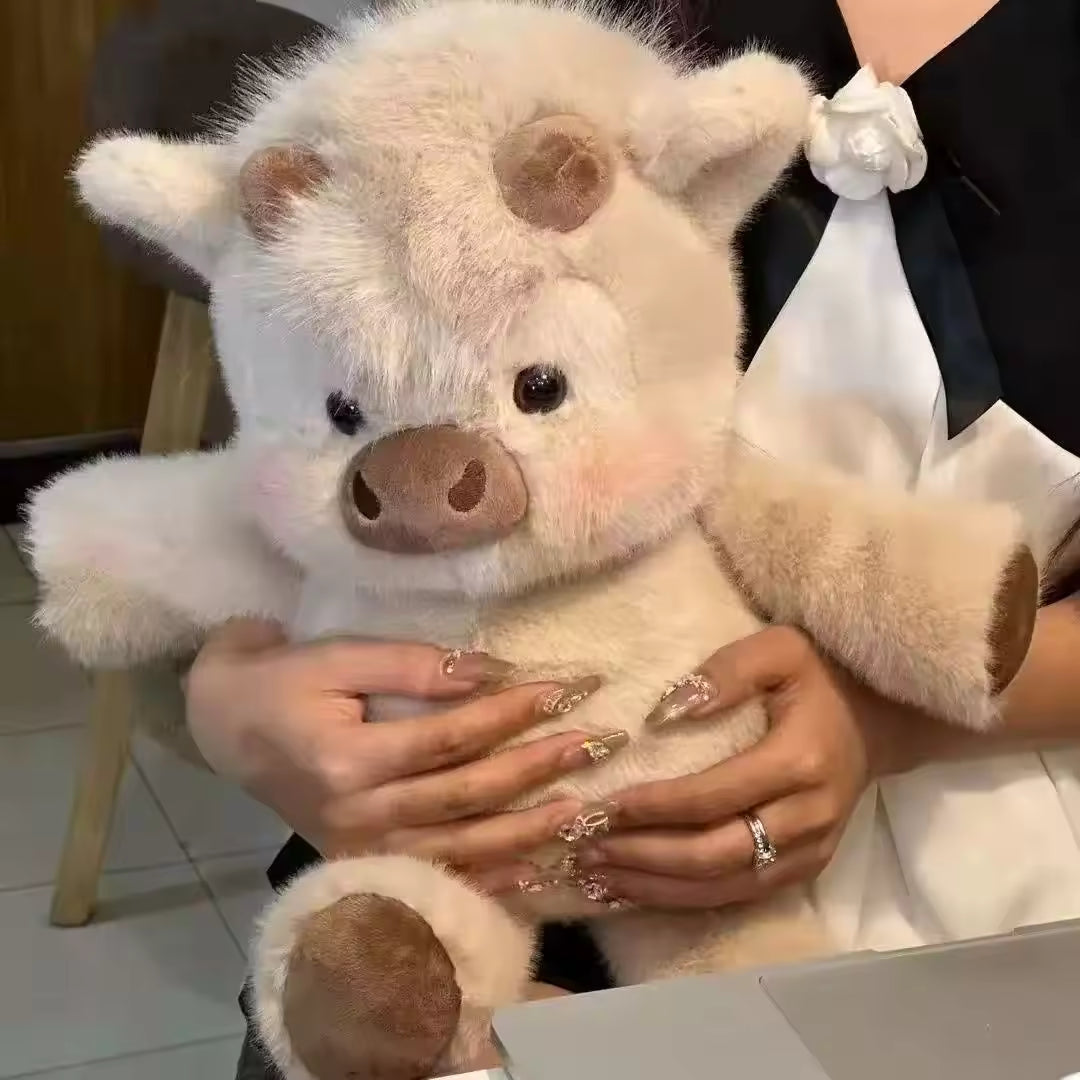 🎁בובת חיבוק של פרה שמנמנה מההיילנד