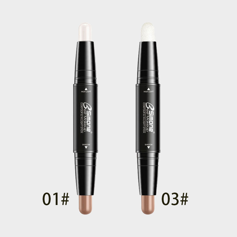 ✨Kaksoiskontuuri- ja korostuskynä｜Salaisuutesi säteilevään, selkeäpiirteiseen kasvoihin 💖