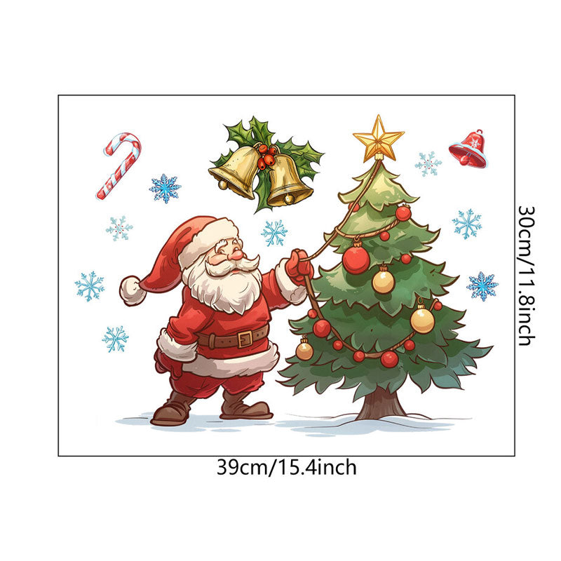 🎅✨ Jouluikkunatarrat - Luo juhlava tunnelma kotiisi!