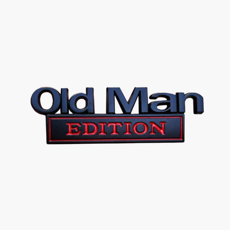 🚗 Old Man Edition - Auto-Emblem
