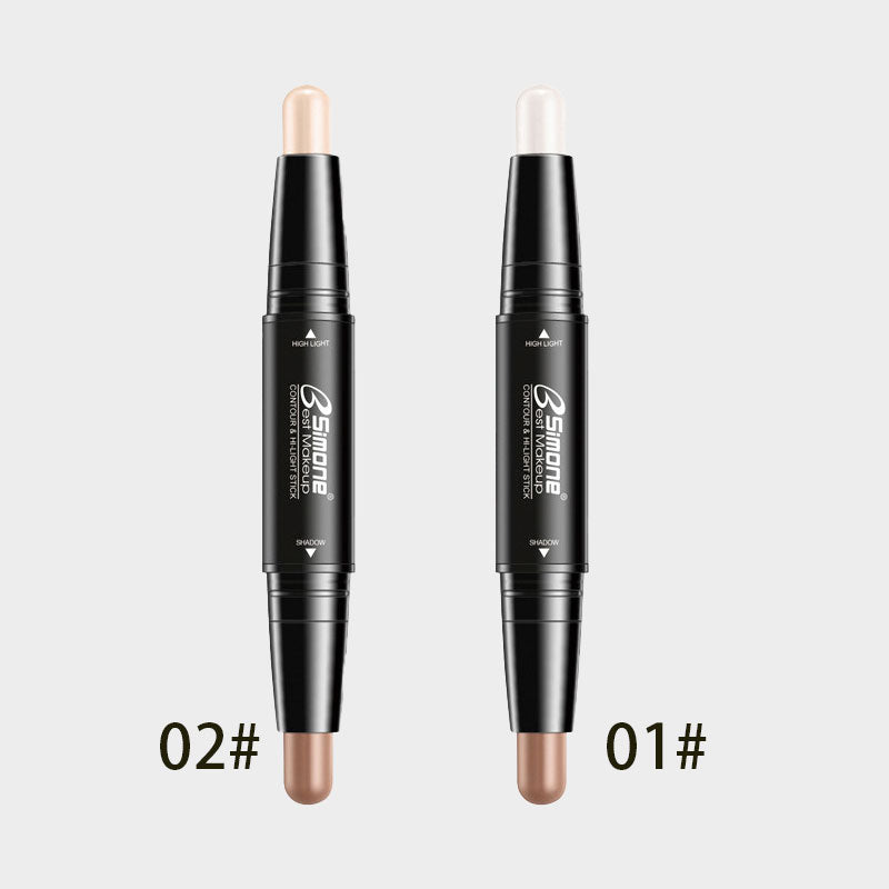 ✨Kaksoiskontuuri- ja korostuskynä｜Salaisuutesi säteilevään, selkeäpiirteiseen kasvoihin 💖