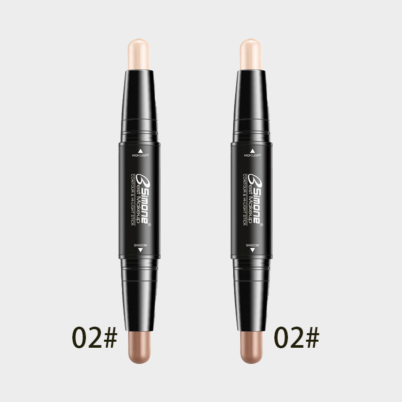 ✨Kaksoiskontuuri- ja korostuskynä｜Salaisuutesi säteilevään, selkeäpiirteiseen kasvoihin 💖