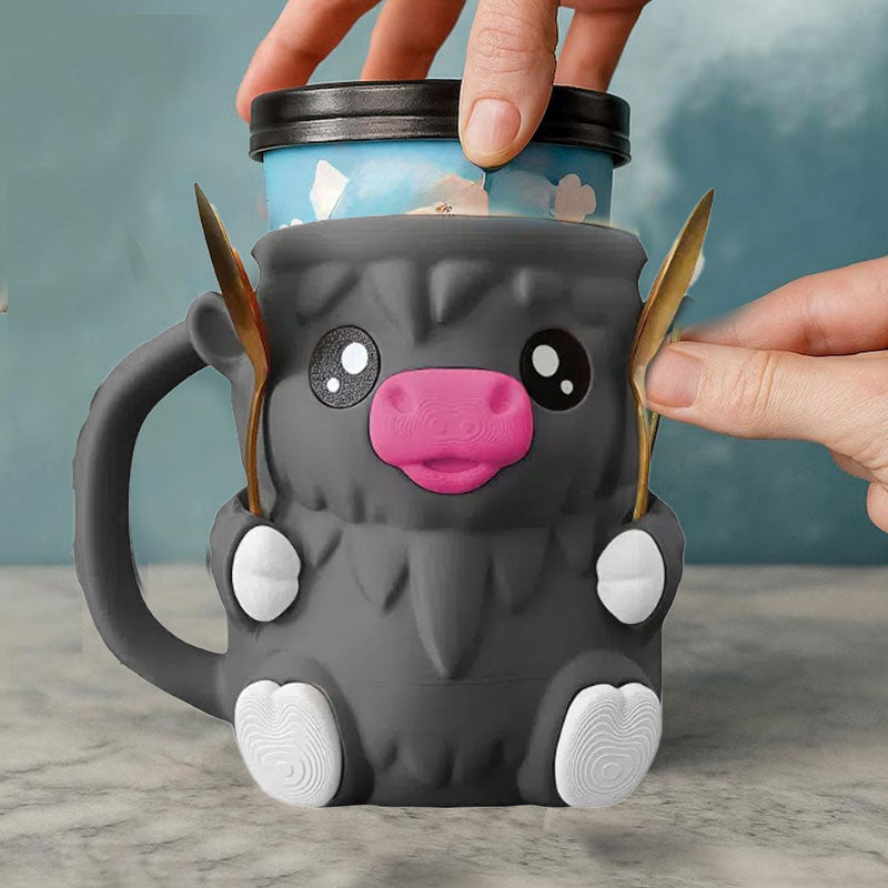 Ferdinand Highland Cow -jäätelöpaketin pidike