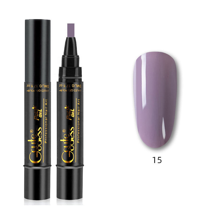 Yhden Vaiheen Liima, Kolme-in-one-kynsilakkageelikynä