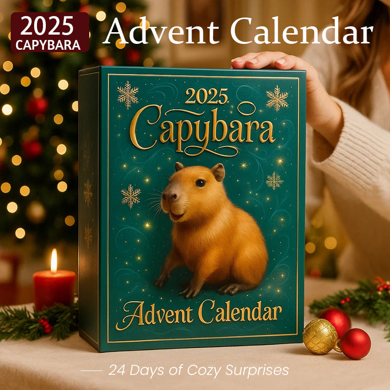 🐾 2025 Capybara-joulukalenteri — 24 päivää mukavia yllätyksiä 🎄✨