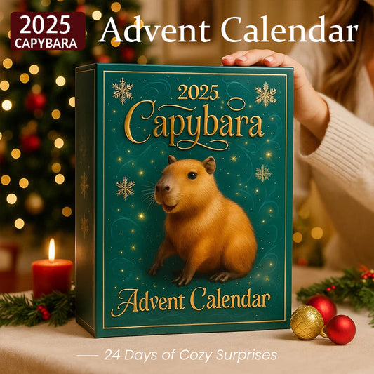 🐾 2025 Capybara-joulukalenteri — 24 päivää mukavia yllätyksiä 🎄✨