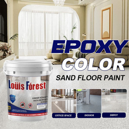 צבע אפוקסי בצבע חול לרצפה