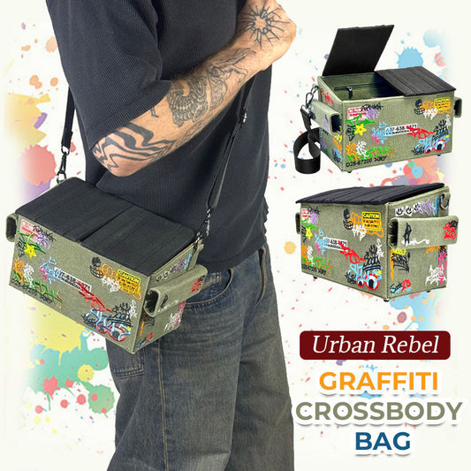 Urban Rebel Graffiti Crossbody -laukku 🎨🔥
