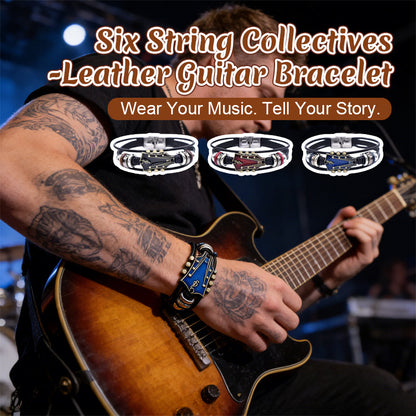 Six String Collectives - צמיד עור לגיטרה
