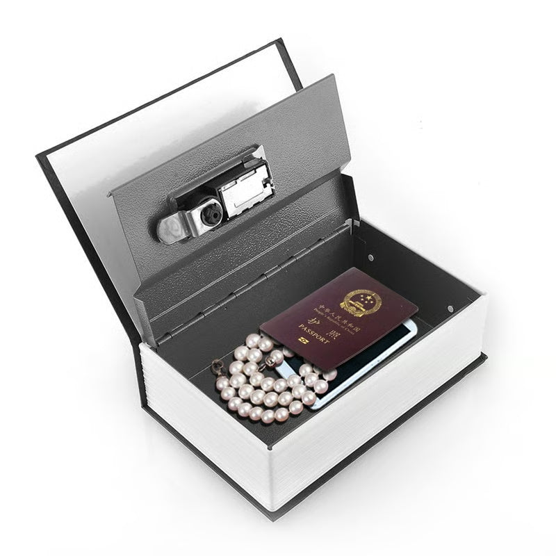 Simuloitu kirjan salasanalaatikko