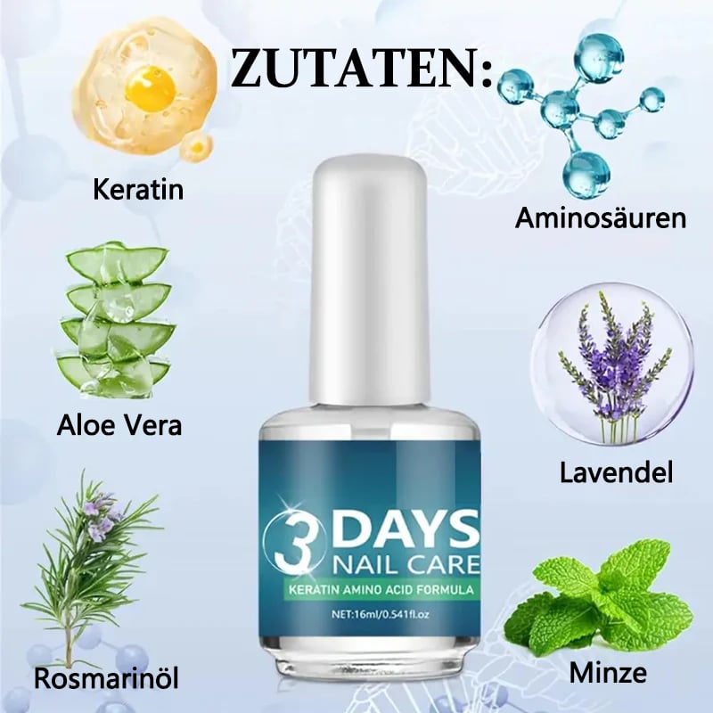 💕תוכנית טיפול בציפורניים בת 3 ימים