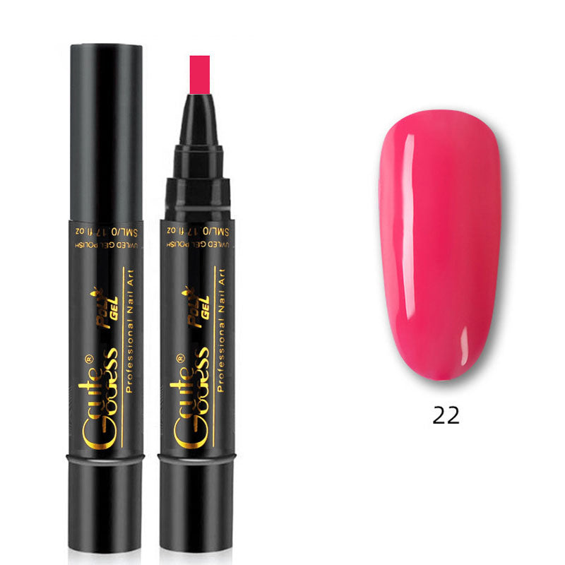 Yhden Vaiheen Liima, Kolme-in-one-kynsilakkageelikynä