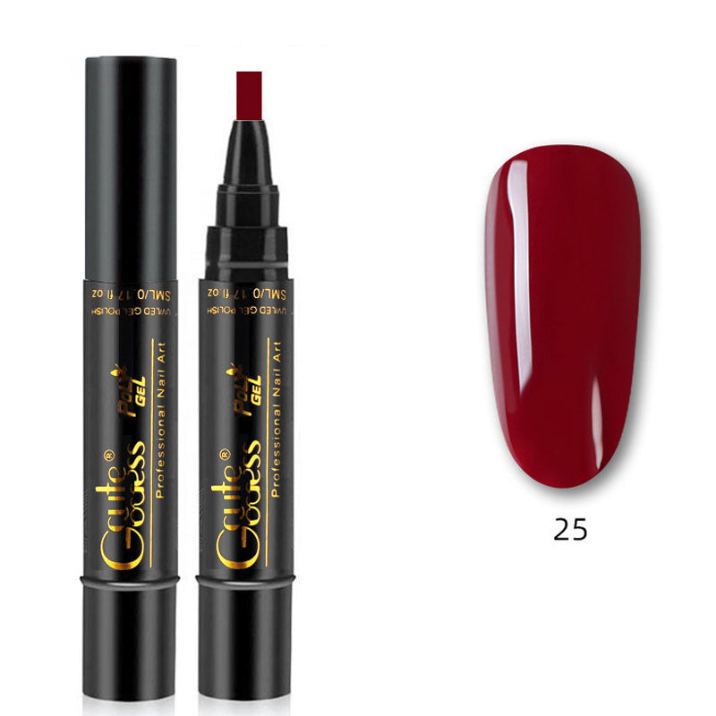 Yhden Vaiheen Liima, Kolme-in-one-kynsilakkageelikynä