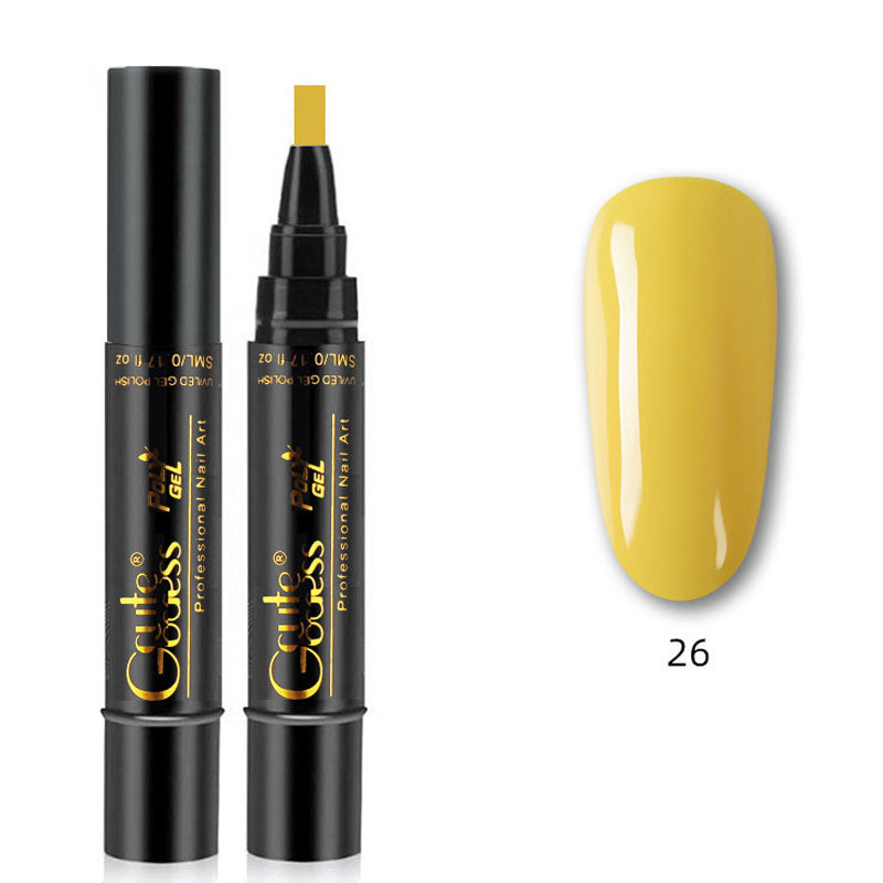 Yhden Vaiheen Liima, Kolme-in-one-kynsilakkageelikynä