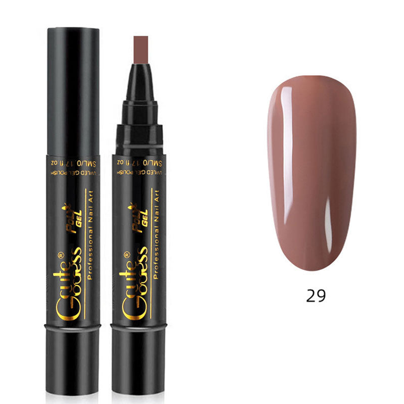 Yhden Vaiheen Liima, Kolme-in-one-kynsilakkageelikynä