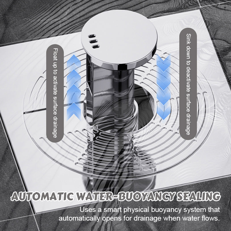 ניקוז רצפתי אוטומטי לחלוטין המופעל על ידי ציפה במי