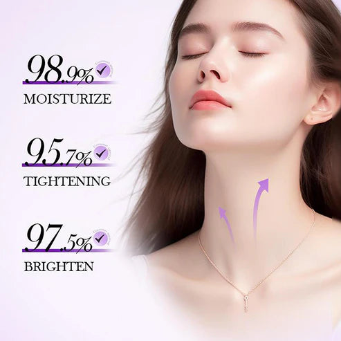 🌿קרם מיצוק לצוואר עם מוליך רולר