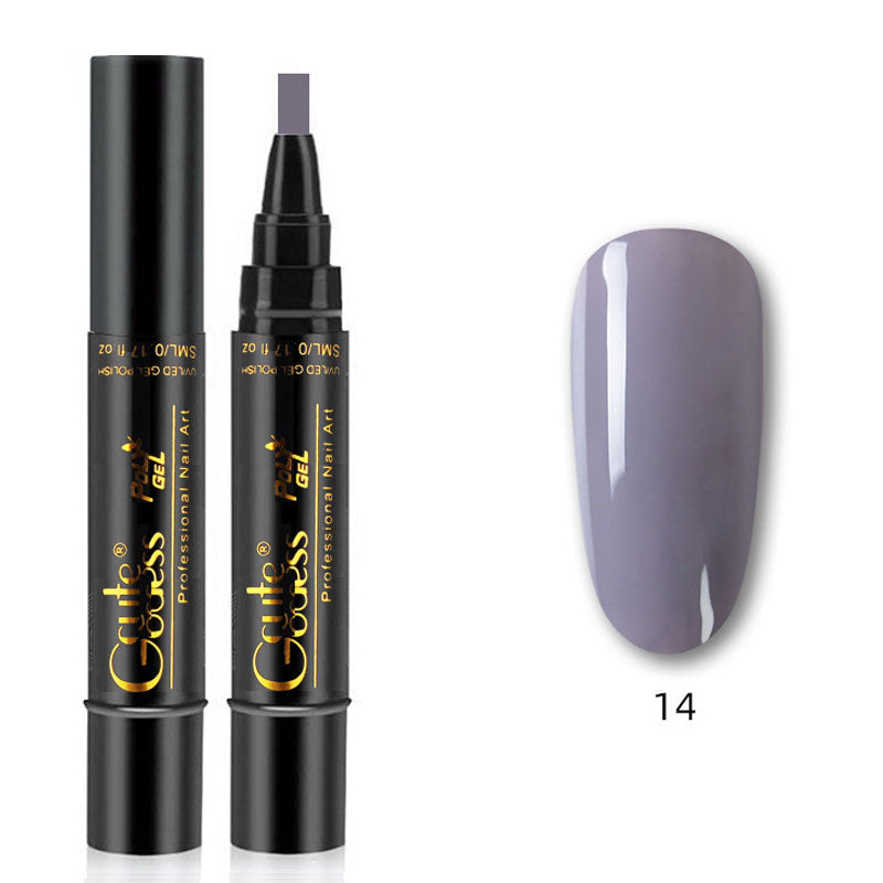 Yhden Vaiheen Liima, Kolme-in-one-kynsilakkageelikynä