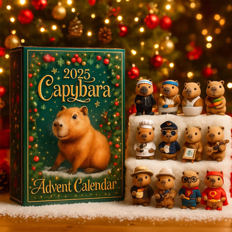 🐾 2025 Capybara-joulukalenteri — 24 päivää mukavia yllätyksiä 🎄✨