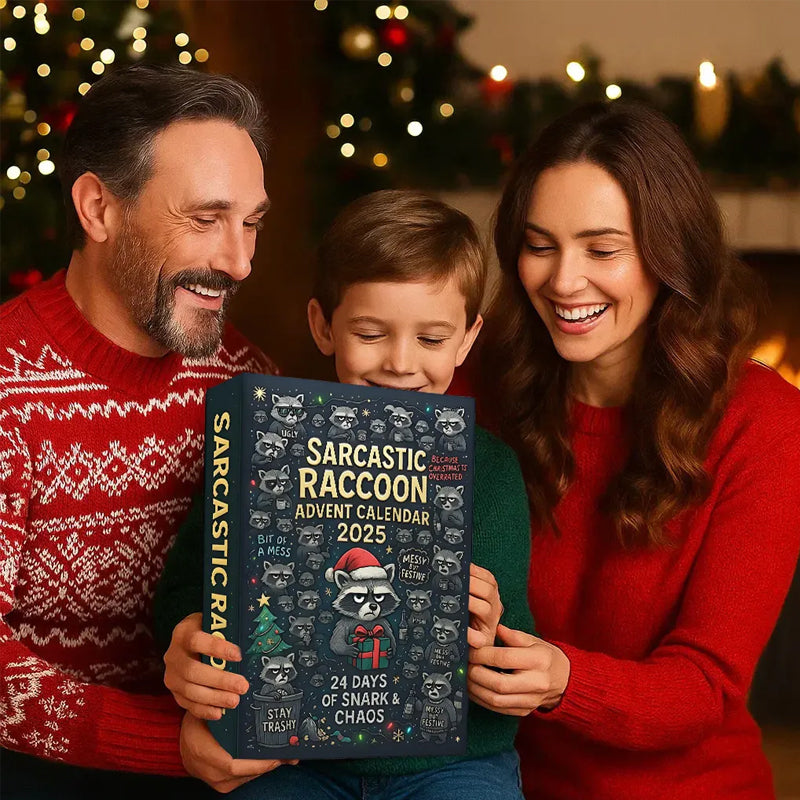 🎁 Sarkastinen pesukarhu-joulukalenteri 2025