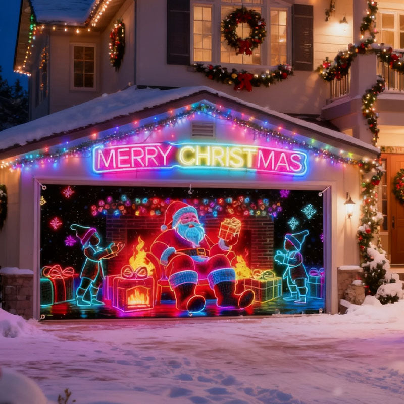 🔥UV-fluoresoiva Joulubanneri – Täydellinen tausta Pikkujouluihisi!🎄-🏆 Ajankohtainen tarjous ⚡💥