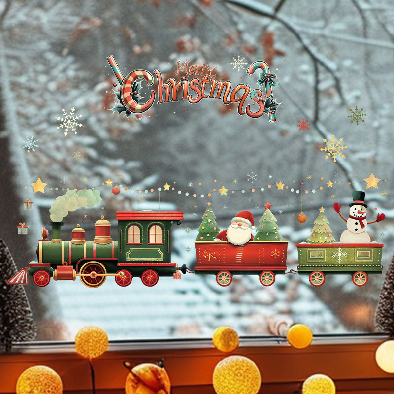 🎅✨ Jouluikkunatarrat - Luo juhlava tunnelma kotiisi!