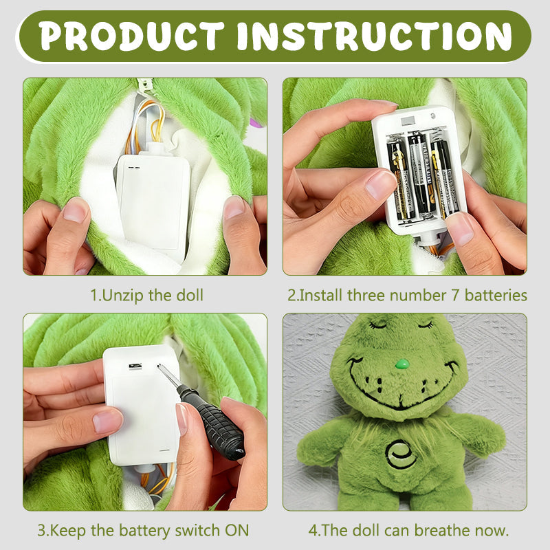 💚Pehmeä Grinch-pehmo – Söpö Ystävä ja Unilelu 🎁