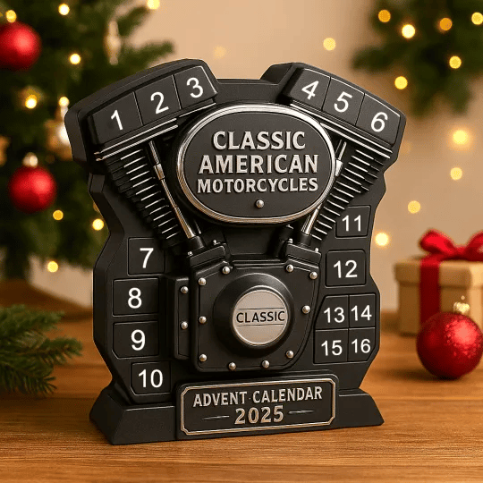 🔥Viimeinen päivä 49 % ALENNUS -2025 Amerikkalainen moottoripyöräkalenteri