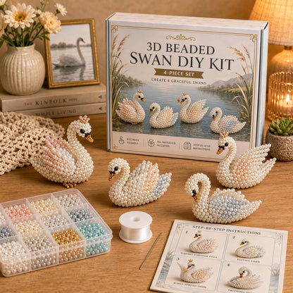 🧵✨ ערכת יצירה DIY של חיות קטנות מחרוזים בתלת-ממד