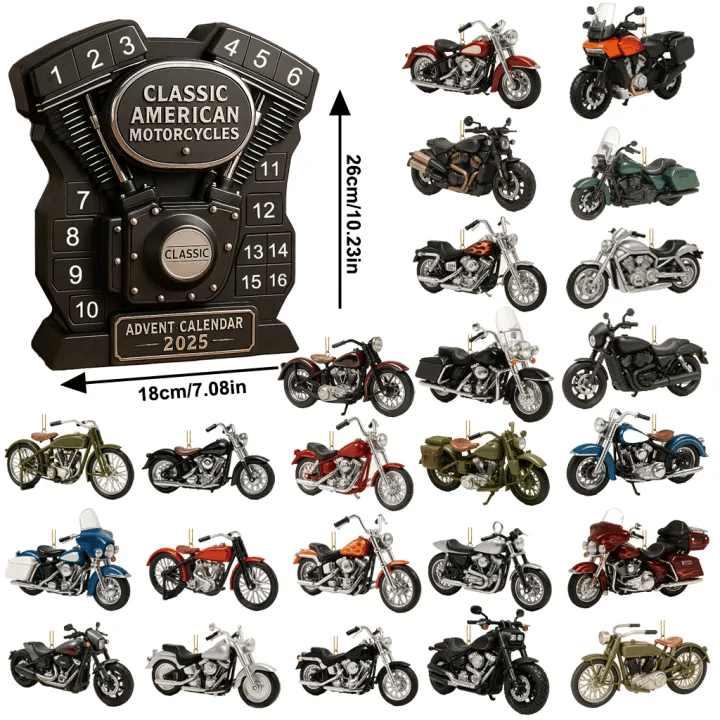 🔥Viimeinen päivä 49 % ALENNUS -2025 Amerikkalainen moottoripyöräkalenteri