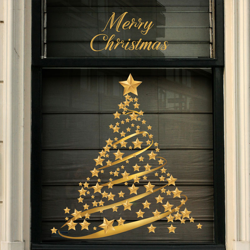 🎅✨ Jouluikkunatarrat - Luo juhlava tunnelma kotiisi!