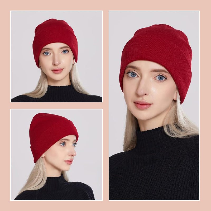 🔥🔥KUUMA ALENNUSMYYNTI-50%-OFF❄️WINTER UNISEX PEHMEÄT SLOUCHY NEULEHATUT
